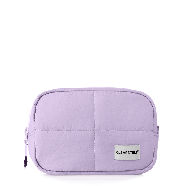 Lavender Puff Cosmetics Bag